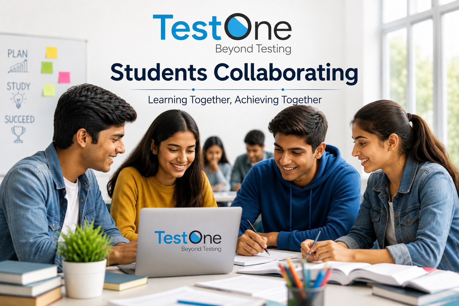 Students collaborating